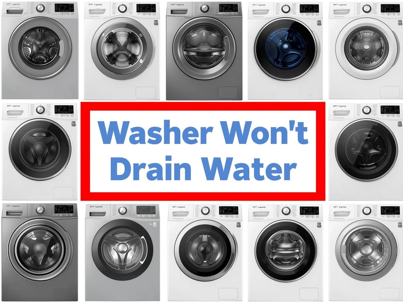Washer Won&#039;t Drain Water